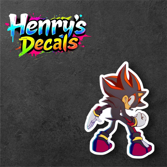 Video Game Shadow Sticker Car Decal