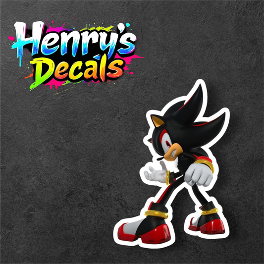 Video Game Shadow Sticker Car Decal
