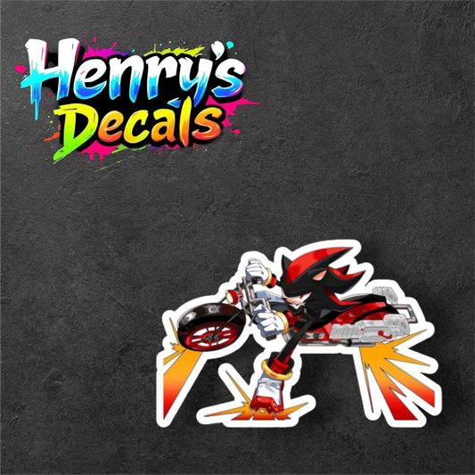 Video Game Shadow Sticker Car Decal