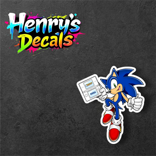 Video Game Sonic Sticker Car Decal