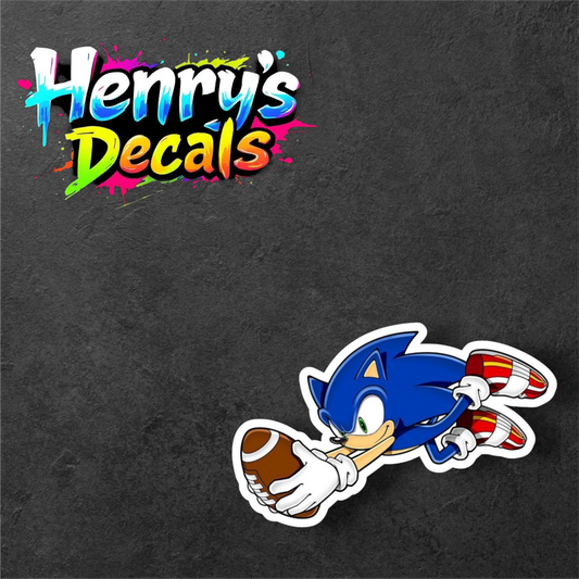 Video Game Sonic Sticker Car Decal