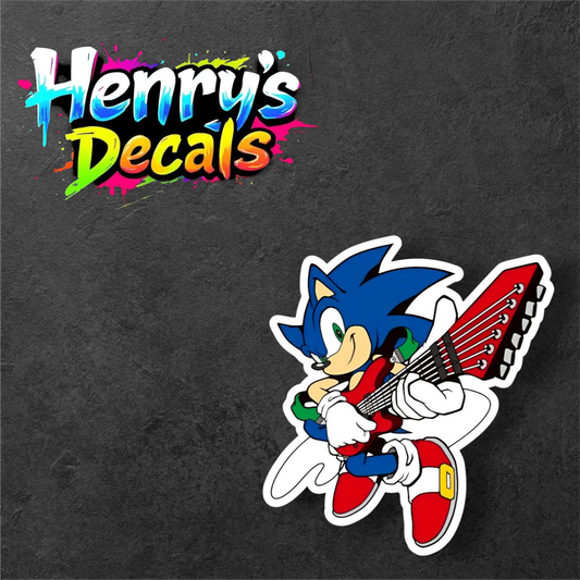 Video Game Sonic Sticker Car Decal