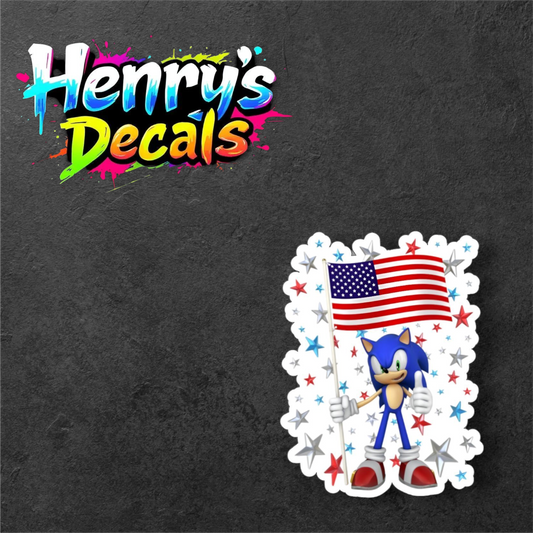 Video Game Sonic Sticker Car Decal