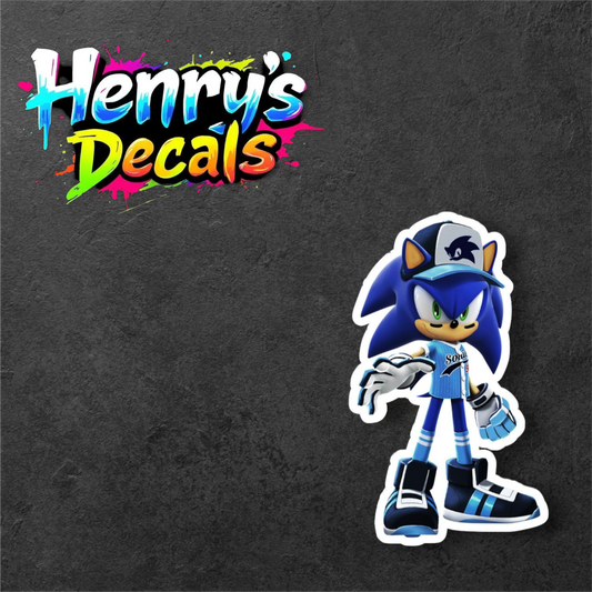 Video Game Sonic Sticker Car Decal