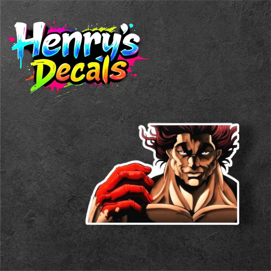 Anime Yujiro Sticker Car Decal