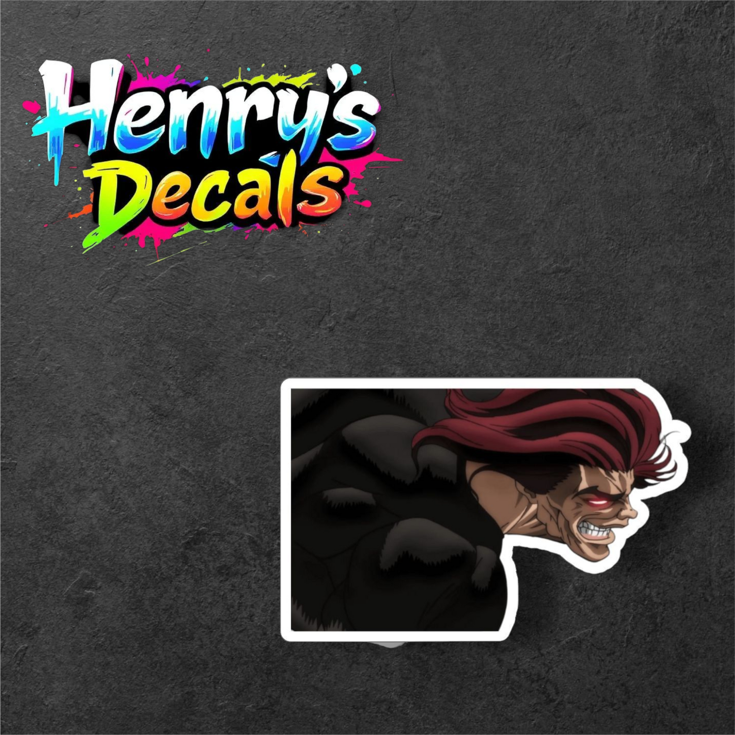 Anime Yujiro Sticker Car Decal