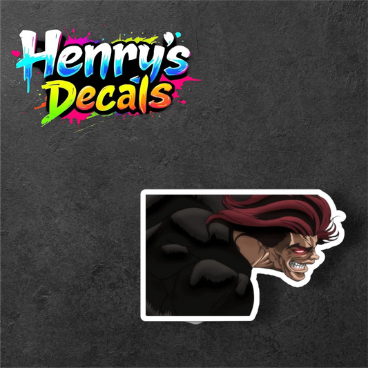 Anime Yujiro Sticker Car Decal
