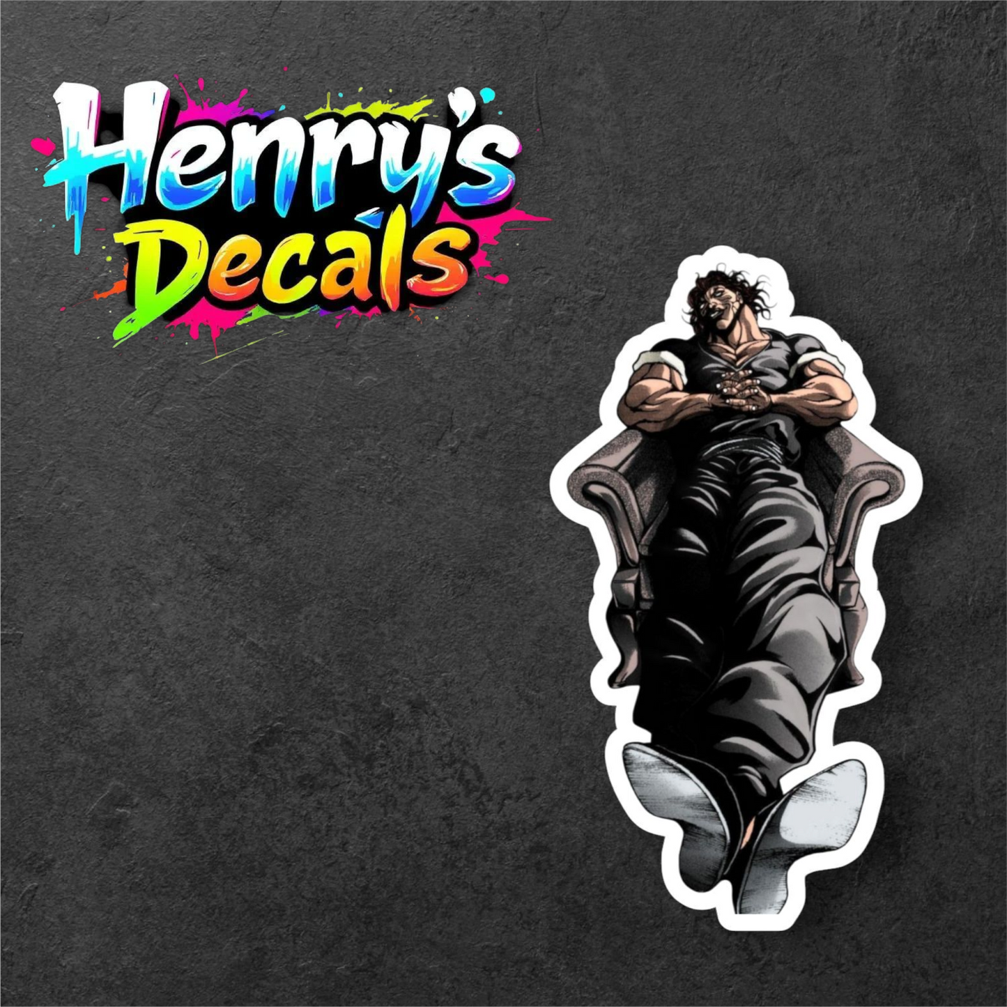 Anime Yujiro Sticker Car Decal