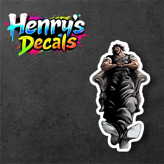 Anime Yujiro Sticker Car Decal