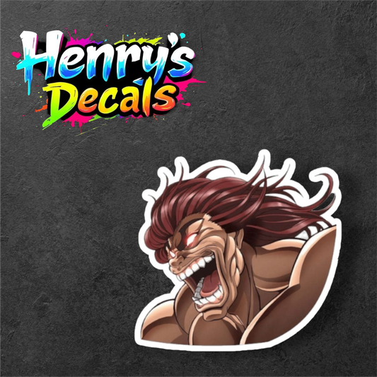 Anime Yujiro Sticker Car Decal