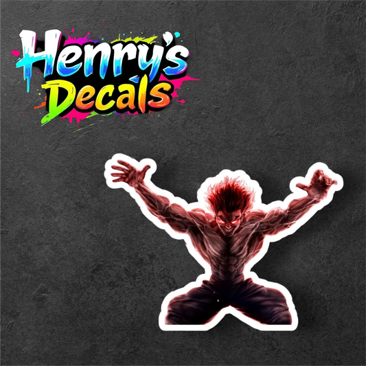 Anime Yujiro Sticker Car Decal