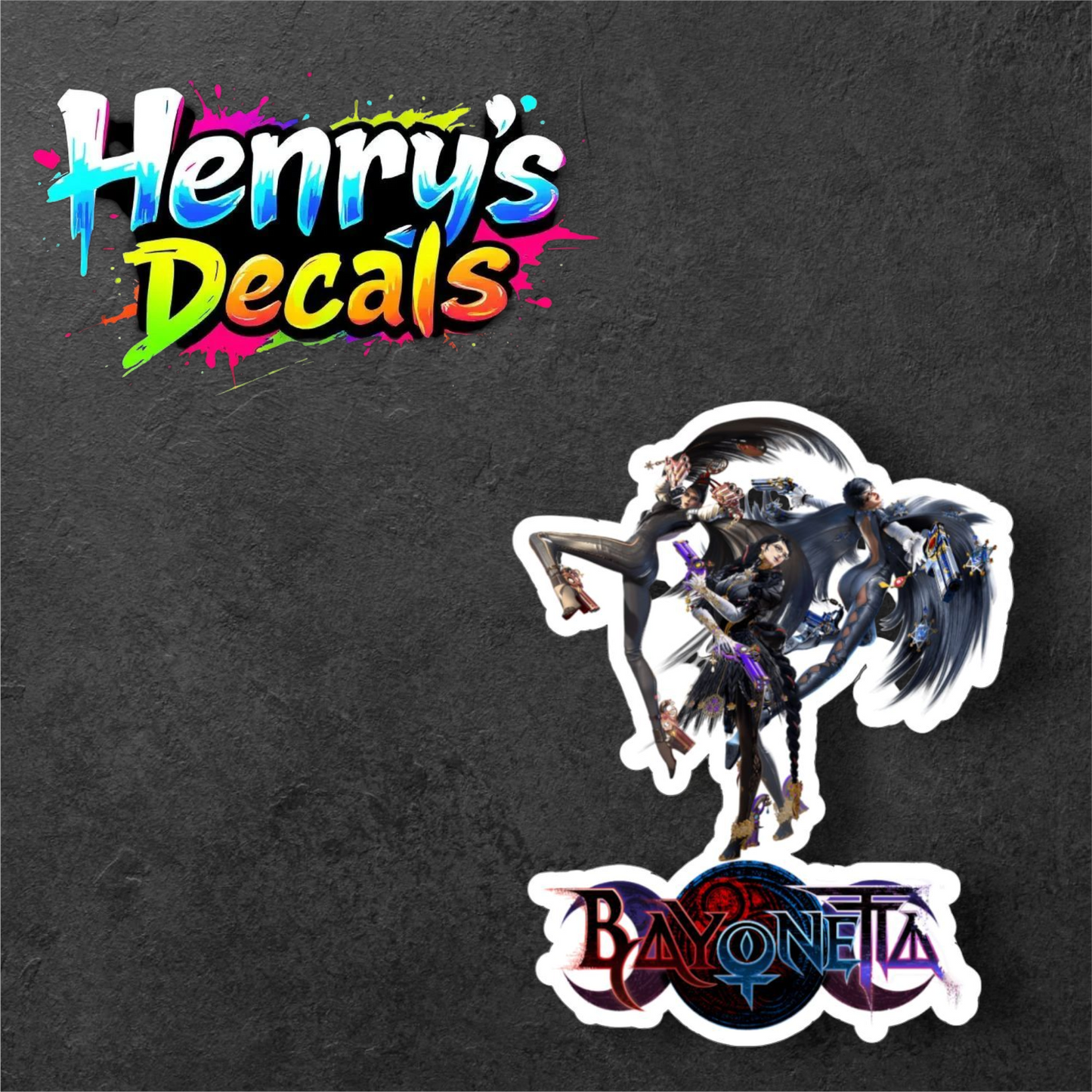 Video Game Bayonetta Sticker Car Decal