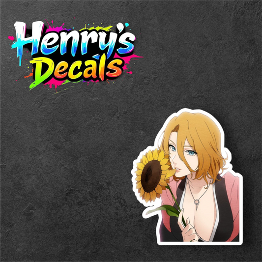 Anime Rangiku Sticker Car Decal