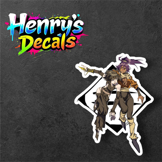 Anime Soifon & Yoruichi Sticker Car Decal
