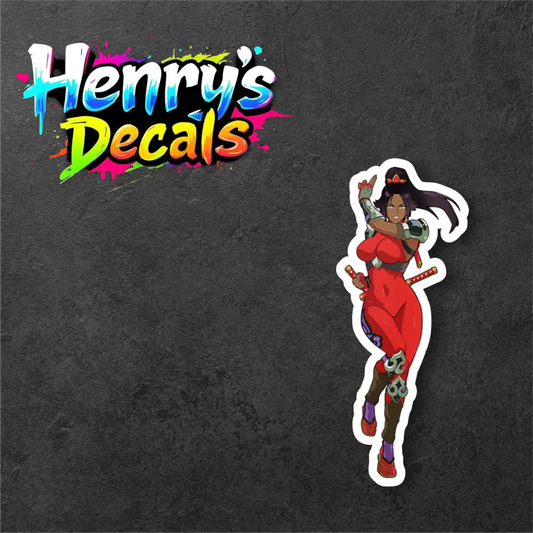 Anime Yoruichi Sticker Car Decal