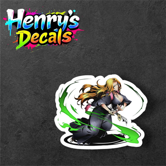 Anime Rangiku Sticker Car Decal