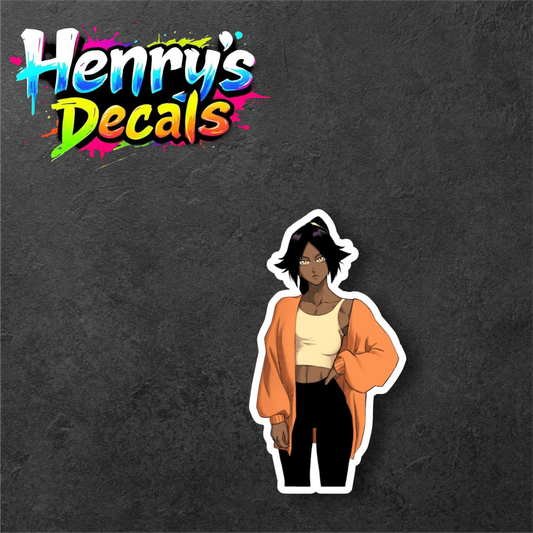 Anime Yoruichi Sticker Car Decal