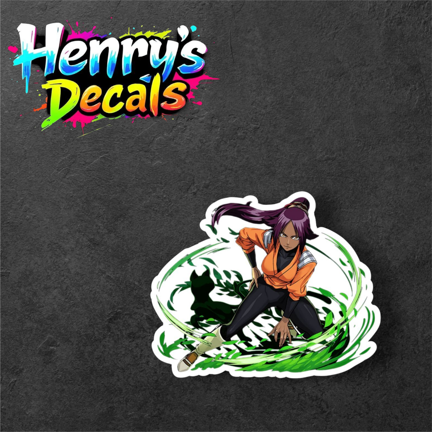 Anime Yoruichi Sticker Car Decal