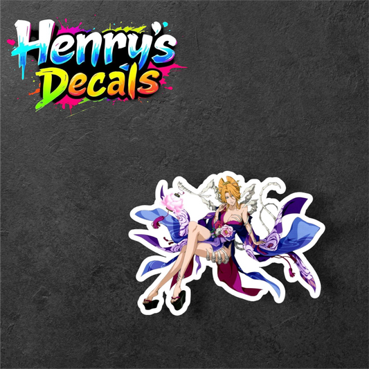 Anime Rangiku Sticker Car Decal