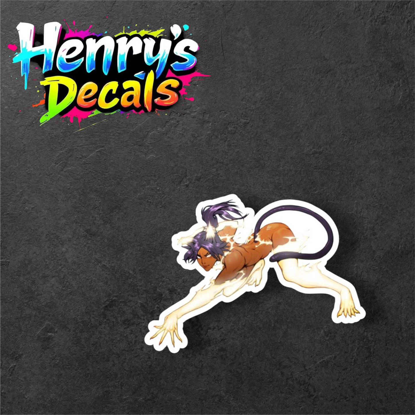 Anime Yoruichi Sticker Car Decal