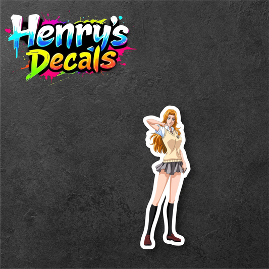 Anime Rangiku Sticker Car Decal