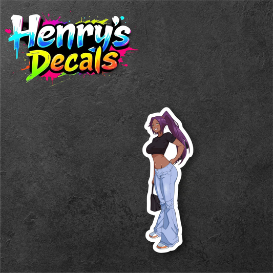 Anime Yoruichi Sticker Car Decal