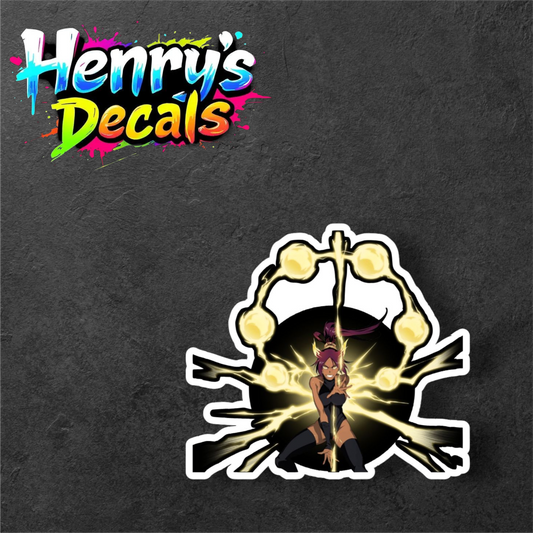 Anime Yoruichi Sticker Car Decal