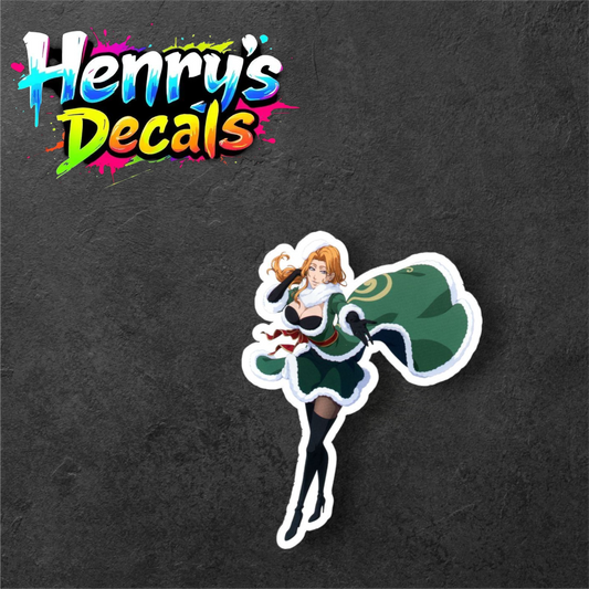 Anime Rangiku Sticker Car Decal