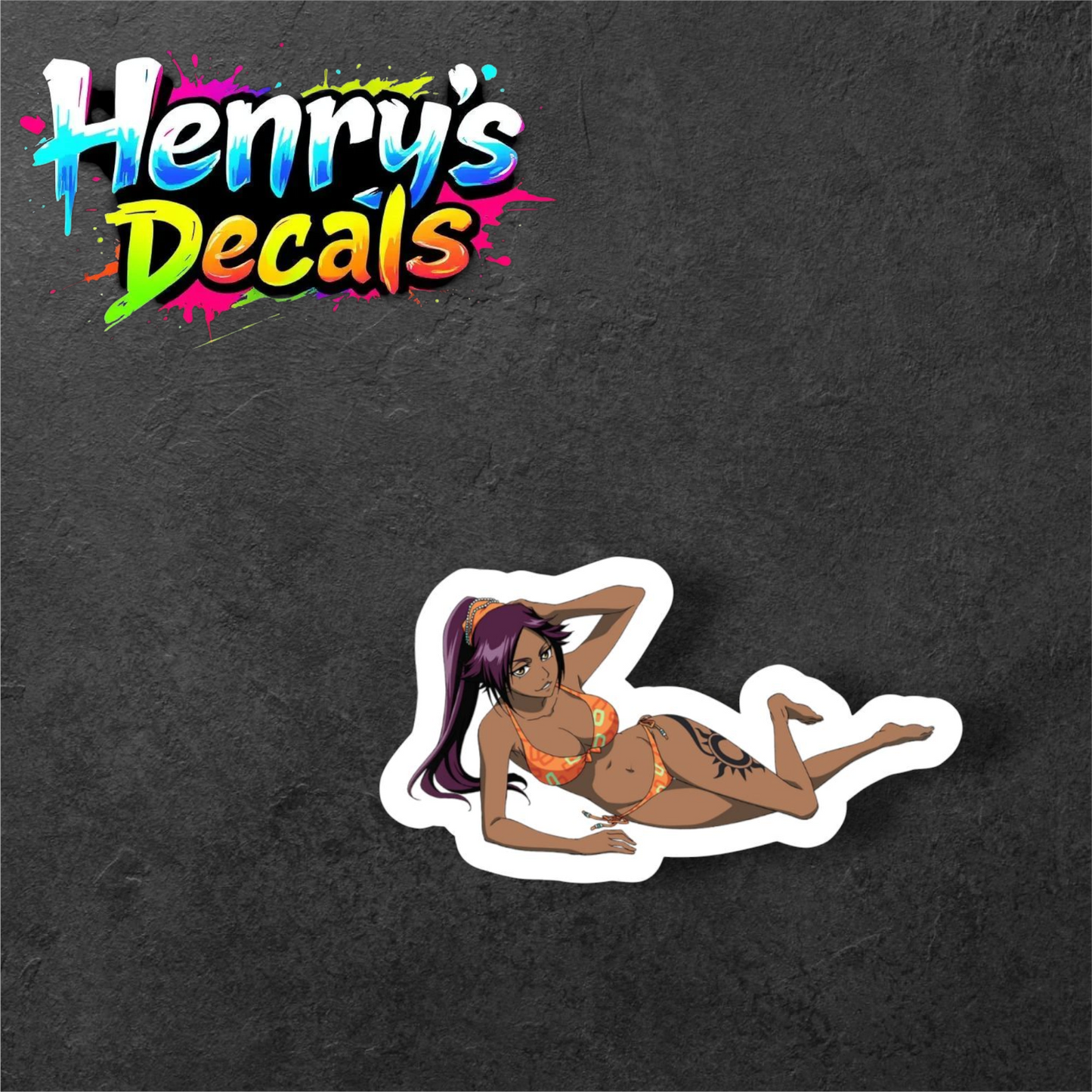 Anime Yoruichi Sticker Car Decal