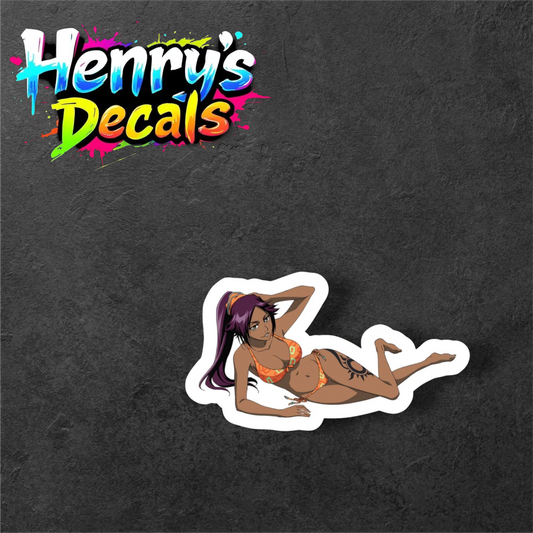 Anime Yoruichi Sticker Car Decal