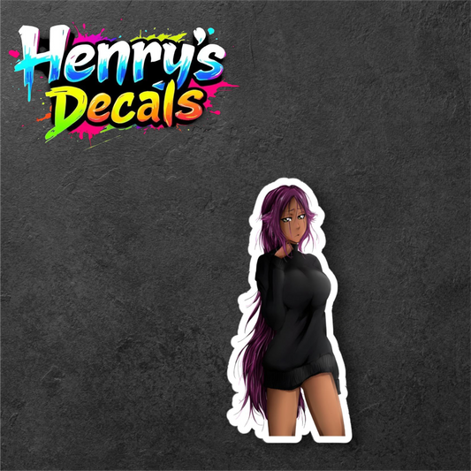 Anime Yoruichi Sticker Car Decal