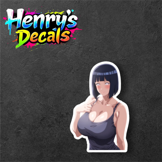 Anime Hinata Sticker Car Decal