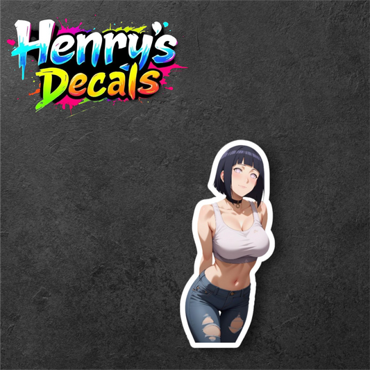 Anime Hinata Sticker Car Decal