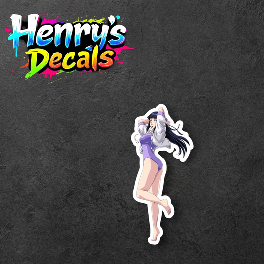Anime Hinata Sticker Car Decal