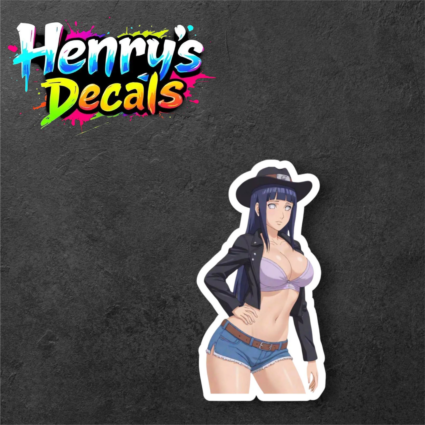 Anime Hinata Sticker Car Decal