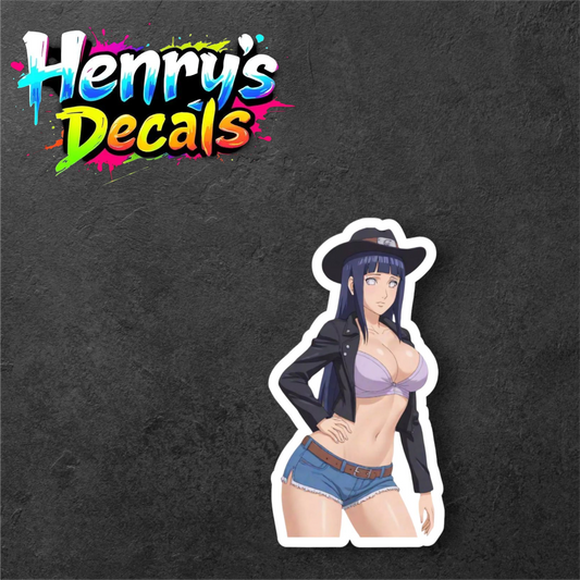 Anime Hinata Sticker Car Decal