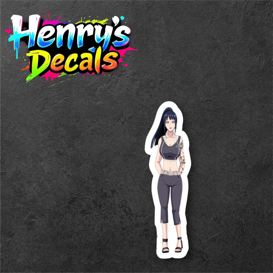 Anime Hinata Sticker Car Decal