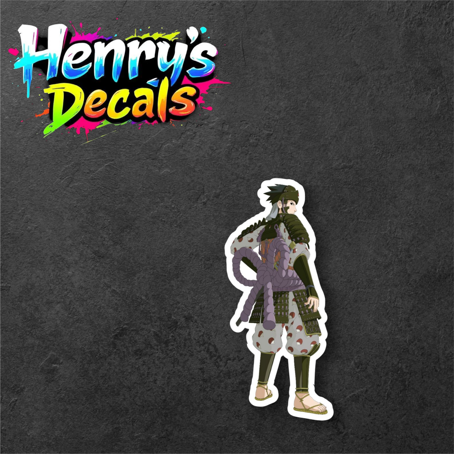 Anime Sasuke Sticker Car Decal