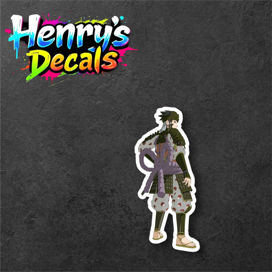 Anime Sasuke Sticker Car Decal