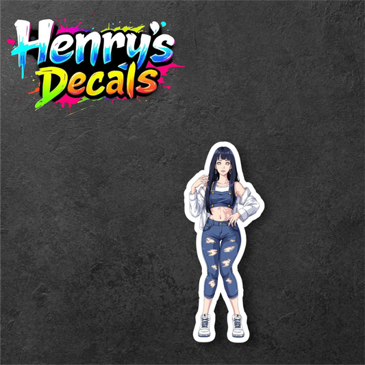 Anime Hinata Sticker Car Decal