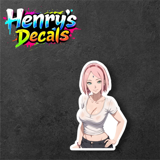 Anime Sakura Sticker Car Decal