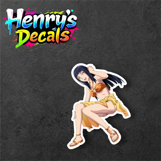 Anime Hinata Sticker Car Decal
