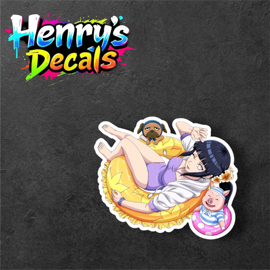 Anime Hinata Sticker Car Decal
