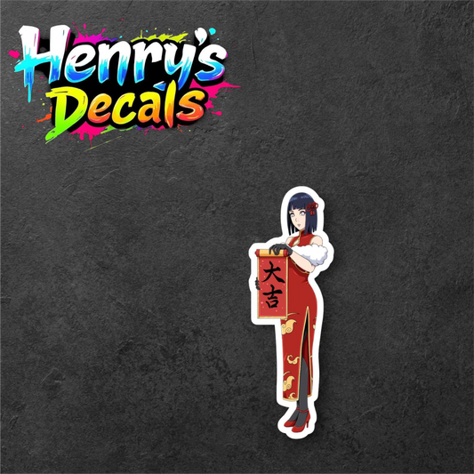 Anime Hinata Sticker Car Decal