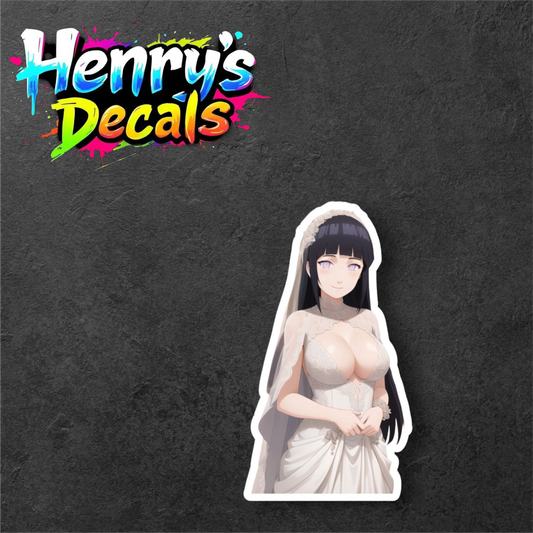 Anime Hinata Sticker Car Decal