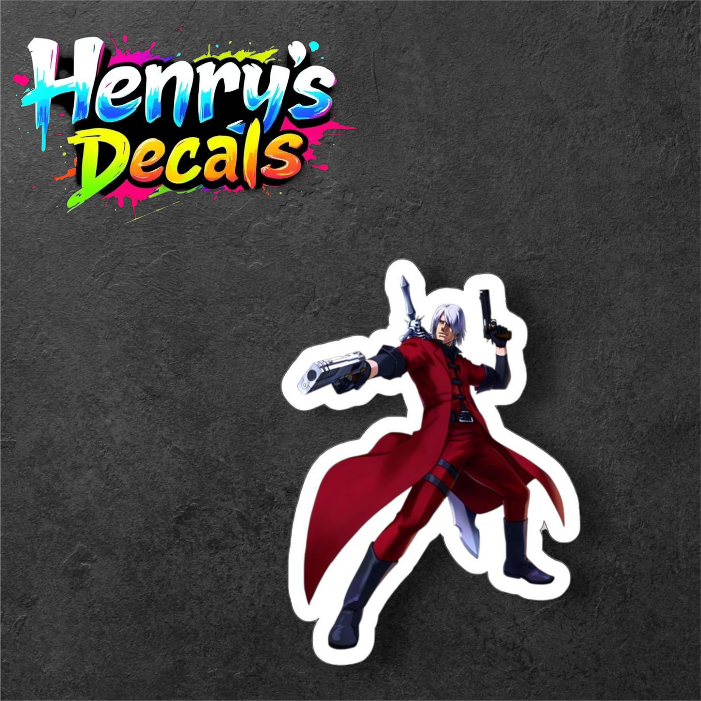 Video Game Dante Sticker Car Decal