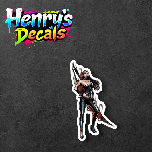 Video Game Trish Sticker Car Decal