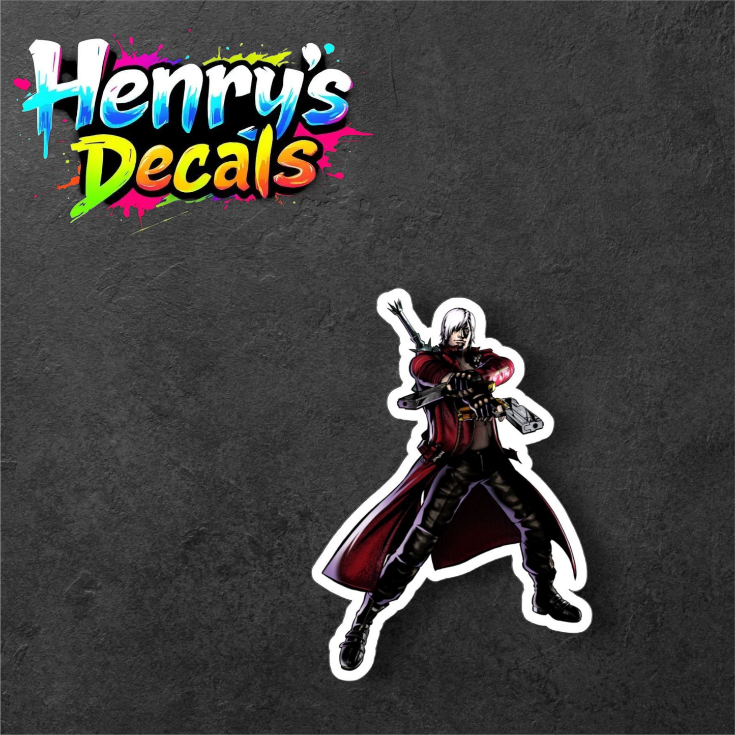 Video Game Dante Sticker Car Decal