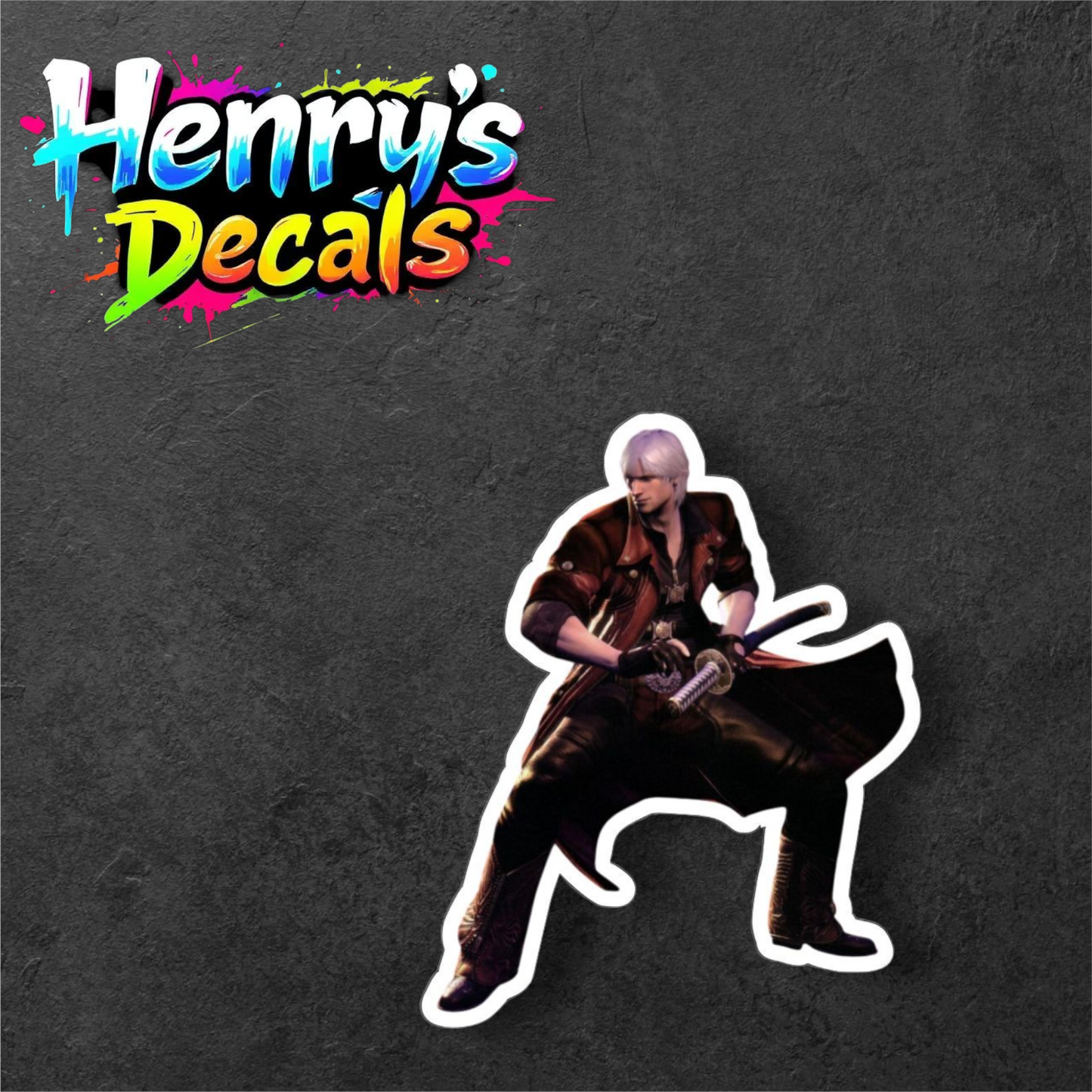Video Game Dante Sticker Car Decal