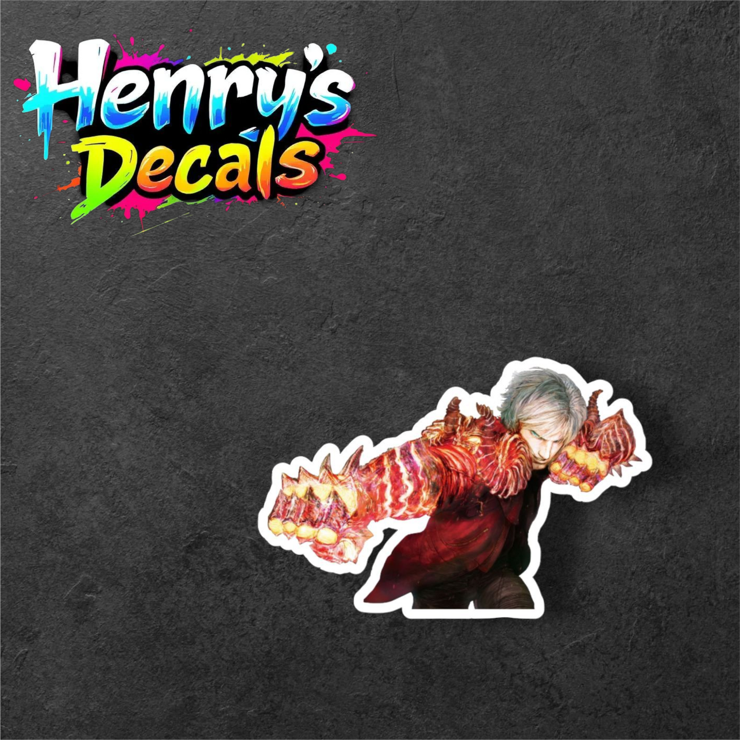 Video Game Dante Sticker Car Decal
